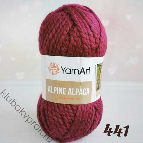 YARNART ALPINE ALPACA 441, Бордо