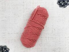 Шнур хлопковый без сердечника, d 3 мм, персиковый