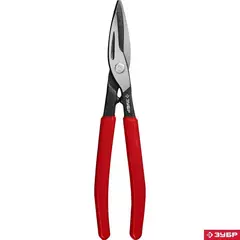 ЗУБР 250 мм, прямые ножницы по металлу (23015-25)