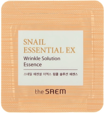 The Saem Snail Essential  Ex Wrinkle Solution Essence Эссенция улиточная антивозрастная