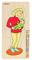 Развивающий Пазл "Мамочка" ((Цвет: нет, Разм.:145 x 295 x 20 mm))