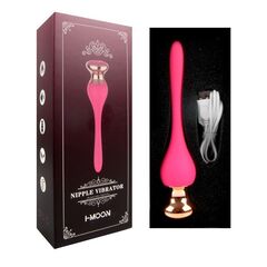 Розовый вибромассажер Nipple Vibrator - 14,5 см. - 