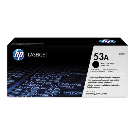 Картридж лазерный HP 53A Q7553A чер. для LJ P2014/P2015
