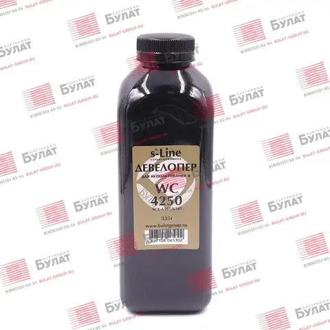 Девелопер БУЛАТ WC 4250 для Xerox WC 4250, SCX-6555 (Чёрный, банка 335 г)