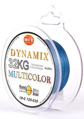 Леска плетёная WFT KG ROUND DYNAMIX Multicolor 300 м, 0.35 мм