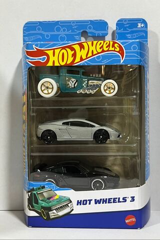 МАШИНКИ ПОДАРОЧНЫЙ НАБОР АВТОМОБИЛЕЙ (3 ШТУК) HOT WHEELS 3