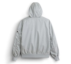 Бомбер Alpha Industries L-2B Hooded Gen II Light Grey (Серый)
