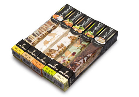 Нуга-торроне ассорти Ореховый CR, 100г