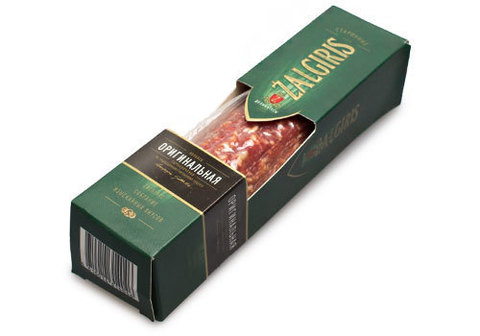 Колбаса сырокопченая "Оригинальная" Zalgiris, 140г