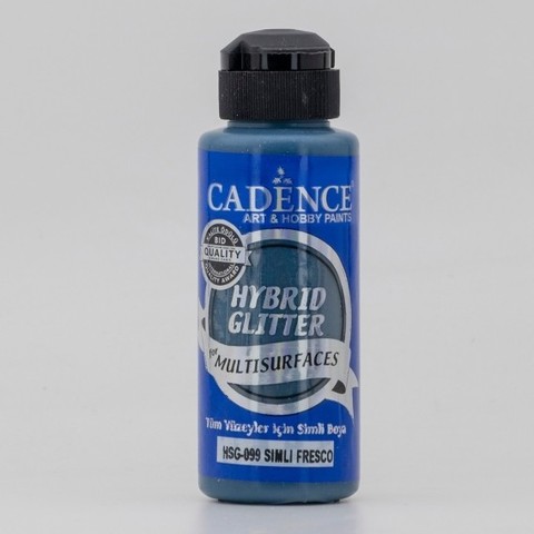 Гибрид Glitter 120мл , цвет 099 фреска(блески серебро)