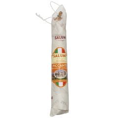 Salumi di Reggio Колбаса сыровяленая полусухая Салями с острым перцем 200 г