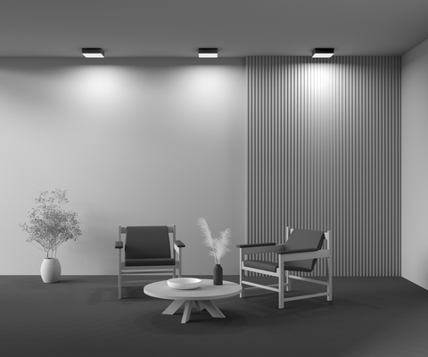 Потолочный светильник Maytoni Zon C032CL-24W4K-SQ-B
