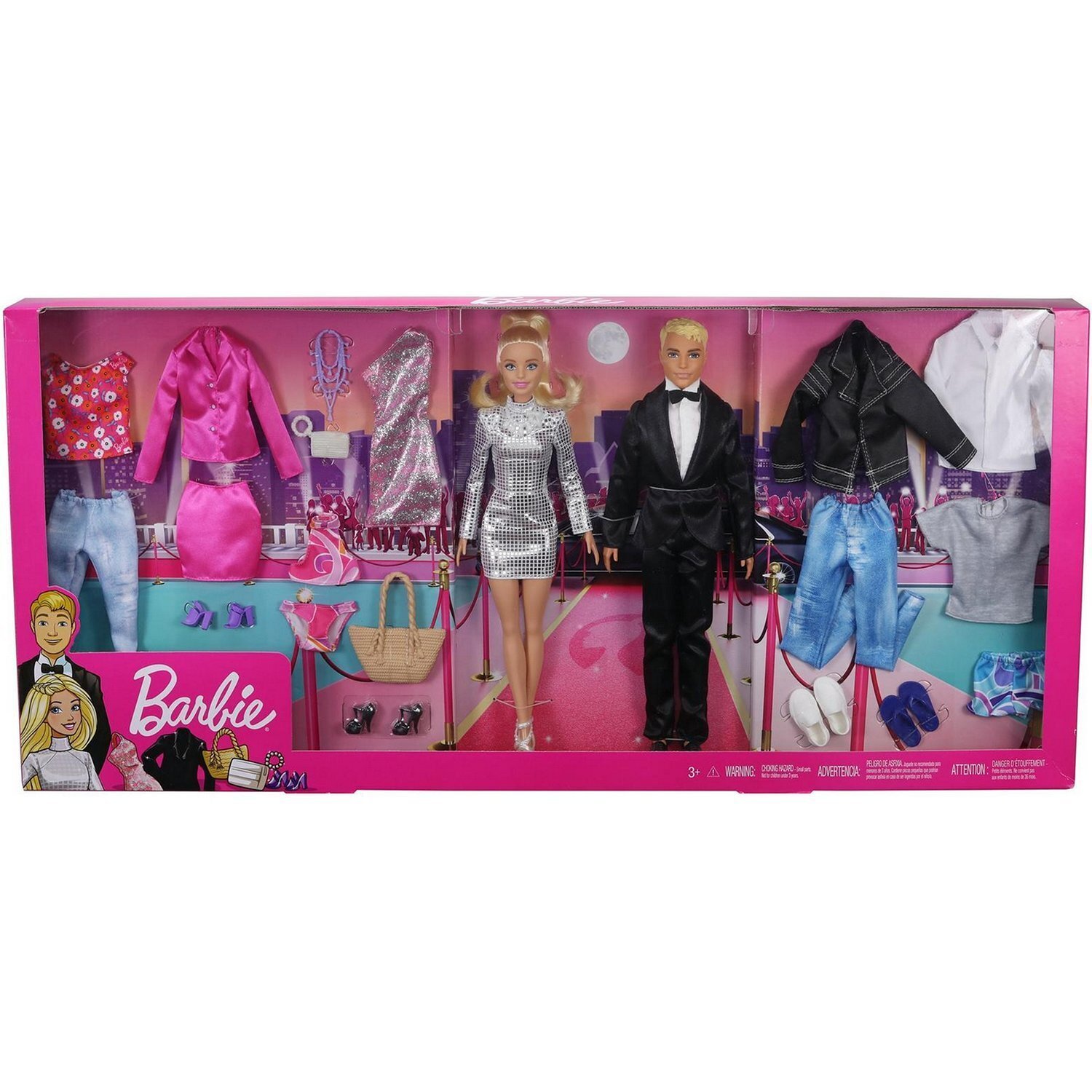 Набор Barbie куклы с модной одеждой и аксессуарами ght40