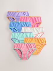Трусы для девочки Next E87-109, 7 шт., Голубой, Розовый, Белый