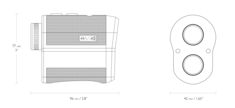 ЛАЗЕРНЫЙ ДАЛЬНОМЕР HAWKE LRF 400 Hunter Compact