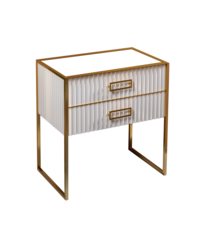 Boheme Monaco 866-080-WG Тумба, цвет: белый глянец, золото фото