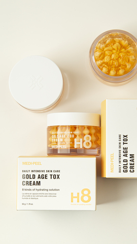 АНТИВОЗРАСТНОЙ КРЕМ C ЭКСТРАКТОМ КОКОНА ШЕЛКОПРЯДА MEDI-PEEL GOLD AGE TOX H8 CREAM 50 мл