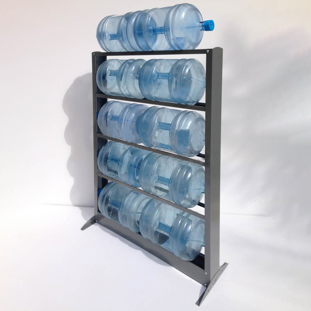 19 литров стойка. Стеллаж для бутылей. Стеллаж подставка для бутылей. Стеллаж для хранения бутилированной воды. Стеллаж-стойка для бутилированной воды.