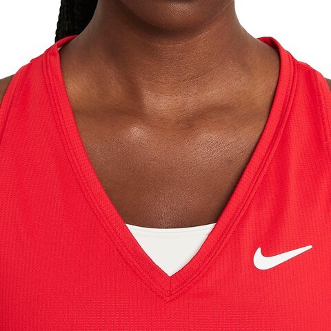 Теннисный топ женский Nike COURT VICTORY TANK  - red