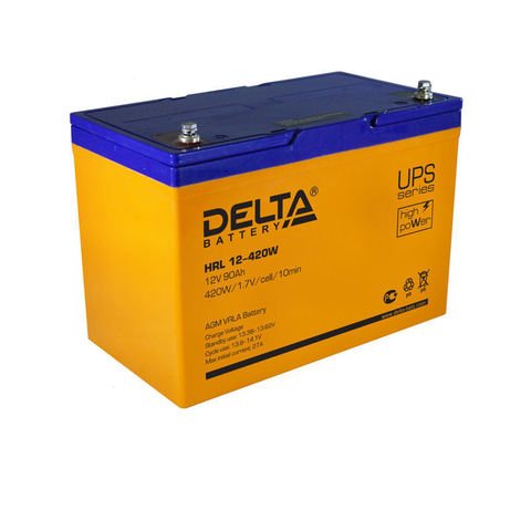 Необслуживаемые свинцово-кислотные аккумуляторы Delta HRL-W