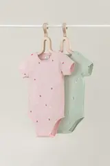 полукомбинезон для новорожденных  К 6239-2уп/клубничный мусс,ландыши