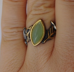 Клайда- нефрит(кольцо  из серебра)