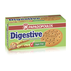 Печенье с цельнозерновой мукой без сахара Papadopoulos 250 гр