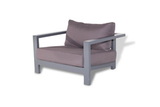 фото 2 "Гранада" кресло алюминиевое, цвет серый на profcook.ru