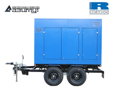 Дизельный генератор Азимут ЭД-160-Т400-2РПМ19 Ricardo на шасси в капоте с автозапуском