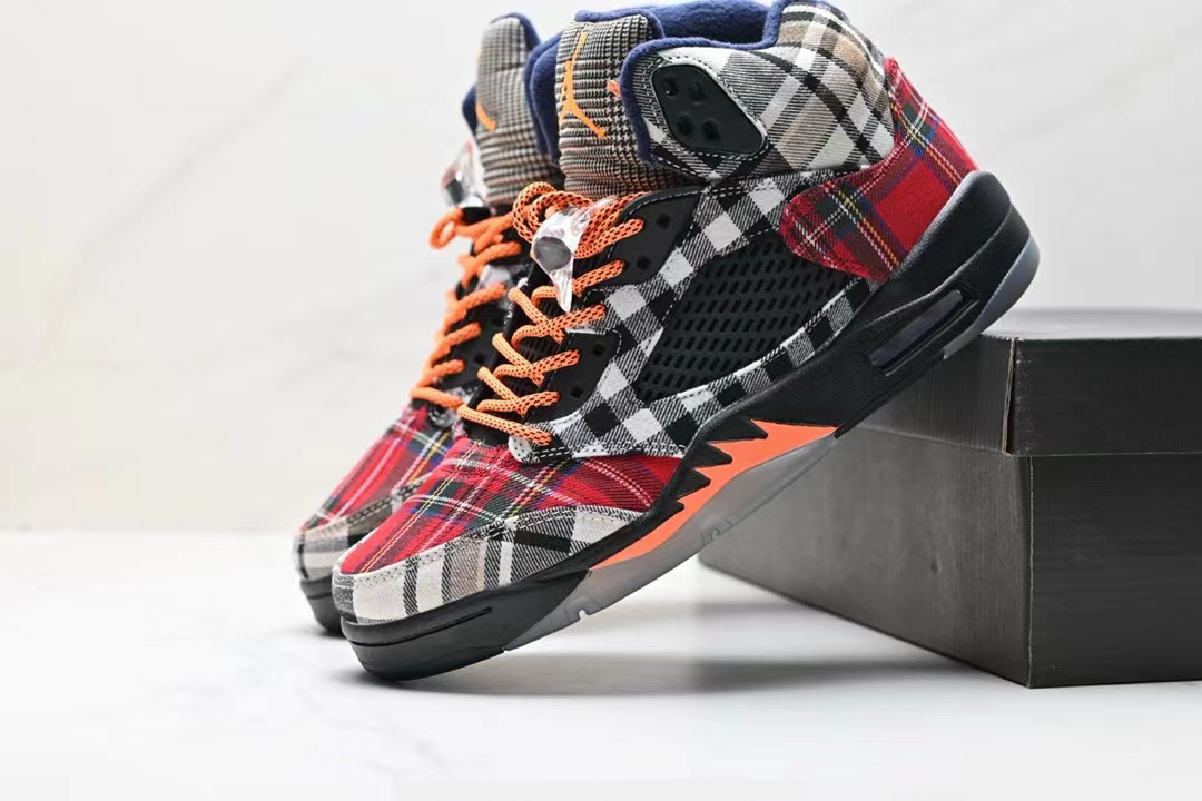 Air jordan plaid cheap