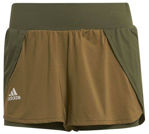 Женские теннисные шорты Adidas Match Shorts W - wild pine/aluminium/wild moss