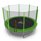 Батут DFC Trampoline Fitness с сеткой 12ft фото №0
