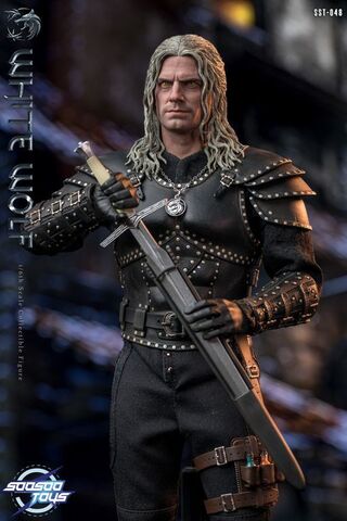 Фигурка Геральт Белый Волк масштаб 1/6 сериал Ведьмак