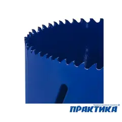 Коронка биметаллическая ПРАКТИКА 102 мм (4