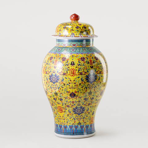 ВАЗА С КРЫШКОЙ CONDIMENT POT FAMILY YELLOW XL