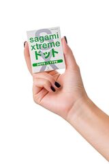 Презерватив Sagami Xtreme Type-E с точками - 1 шт.