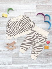 Комплект Mjölk Дымчатая зебра