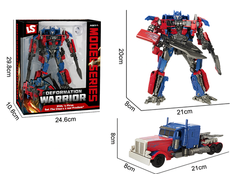 Трансформер металл Оптимус прайм, 26*30