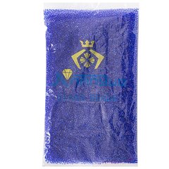
          Бисер Alingar размер №12 вес 450 гр., прозрачный кристалл, внутри синий, пакет