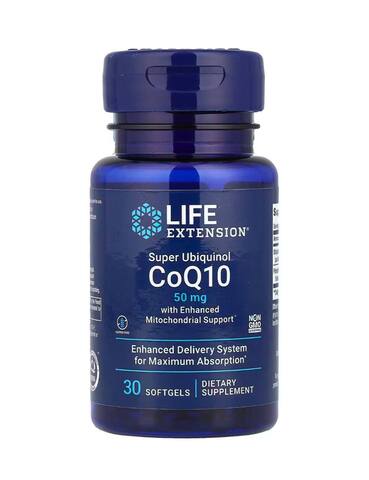 Life Extension Суперубихинол коэнзим Q10 с улучшенной поддержкой митохондрий, 30 мягких таблеток