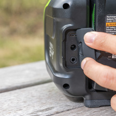 Беспроводная акустическая система Greenworks GPT-MNBS 24V с гибридным питанием, без АКБ и ЗУ