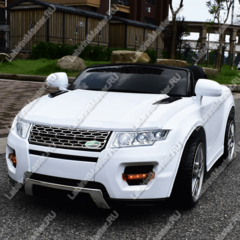 Детский электромобиль "Land Rover M6" белый