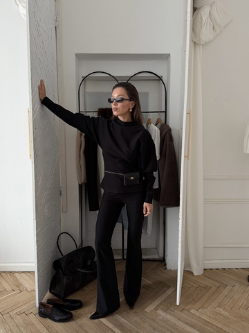 Брюки клеш SPICE GIRLS | Черный