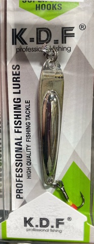 39 Блесна зимняя KDF Bergos 130-8013 8 гр 50 мм цв silver