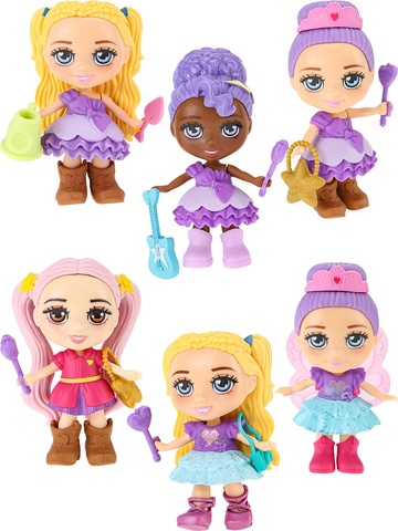 Кукла 8 см (6 видов микс, в пакете) цена за шт.(м)