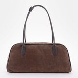 Сумка Саломея 2042 эко-замша шоколад