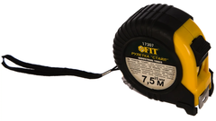 Рулетка Профи, прорезиненный корпус "Стайл" 7,5м х 25мм
