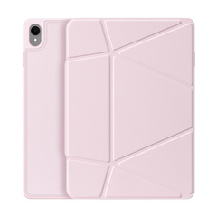 Складной чехол книжка розового цвета для Samsung Galaxy Tab S11, серия Vers Series от Dux Ducis