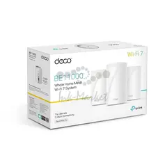 Трехдиапазоннаяя Mesh Wi-Fi 7 система TP-Link Deco BE65 Pro BE9300, 2,4/5/6 ГГц, до 9220 Мбит/с, 2х5 Гбит/с (3-pack)