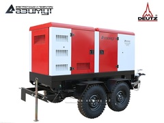 Дизельный генератор Азимут ЭД-160-Т400-2РКМ6C Deutz на шасси в кожухе с автозапуском